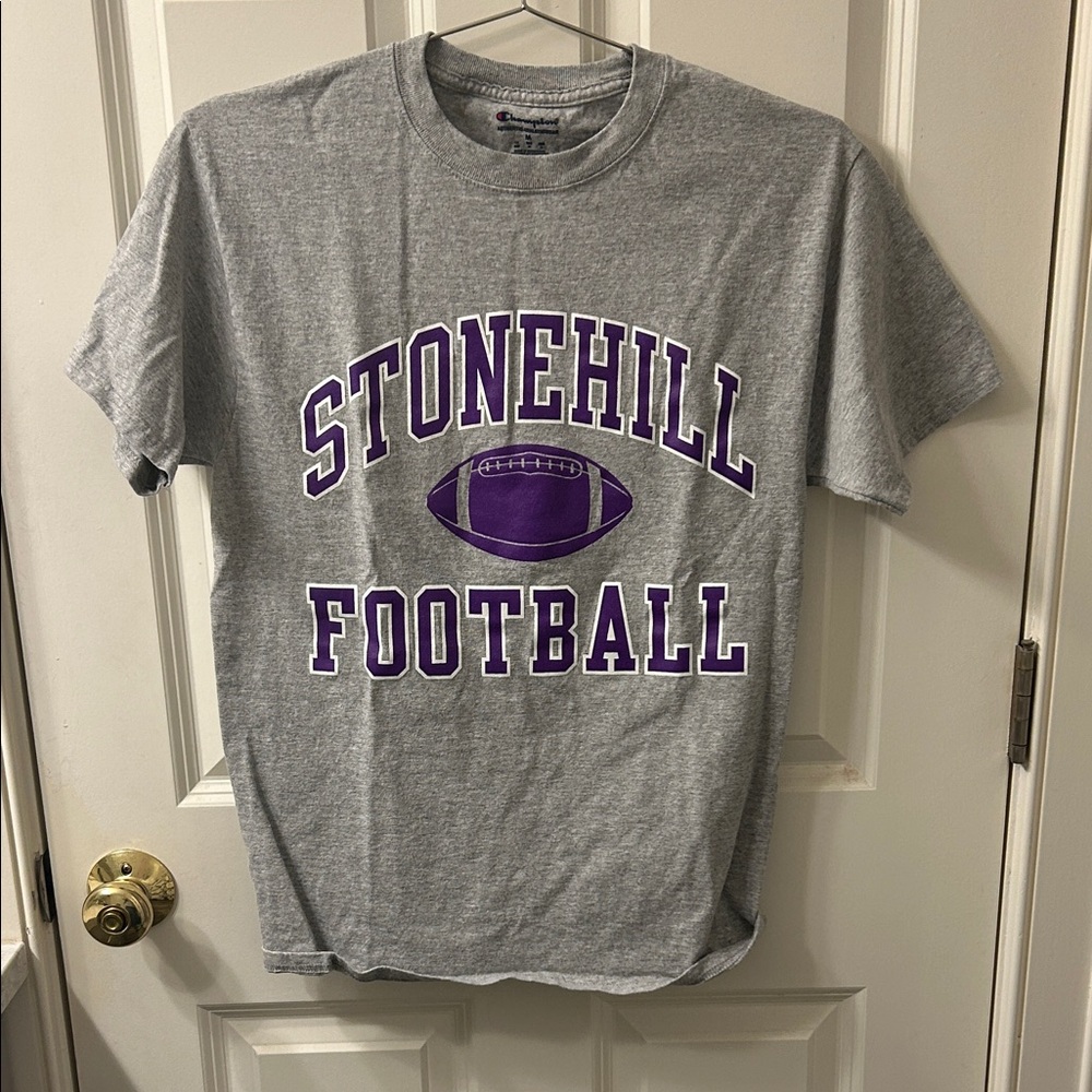 Champion Gray Stonehill Football Tee